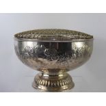 Miscellaneous Silver Plate, including a large rose bowl, approx 32 cms dia x 19 cms high, the bowl