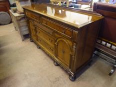 A Mahogany Sideboard, with two long drawers, cutlery drawer and two deeper drawers beneath. The