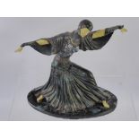 An Art Nouveau Resin Female Dancer, approx 23 cms.