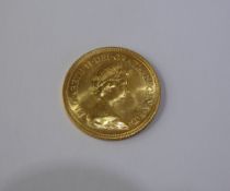 A Gold Full Sovereign, dated 1981.