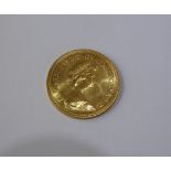 A Gold Full Sovereign, dated 1981.