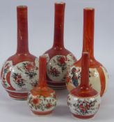 Miscellaneous Japanese Satsuma Vases, of various designs and sizes.