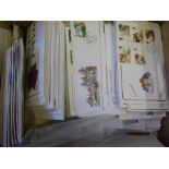 A Collection of Stamps and Ephemera, contained in two boxes mostly UK, including a large number of