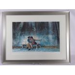 Rolf Harris (1930-Present) signed limited-edition print entitled 'Lovers on the Seine', signed lower