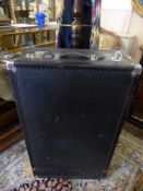 A Navy Travelling Suitcase by Victor Wardrobe Luggage, approx 86 x 24 x 50 cms, together with