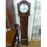 An Oak Cased Grandmother Clock, having English movement, approx 134 cms