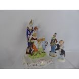 Miscellaneous Porcelain Figurines, including Coalport "I love Kittty", Royal Doulton "Campagna", Neo