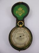 A Callaghan & Co Pocket Barometer, in the original case.