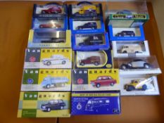 Quantity of Boxed Die-Cast Model Cars, including Vanguard 1:64 Thames Trader Dropside, 1:43