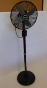 Vintage Chrome Cinni Four Speed Fan, approx 163 cms