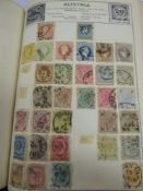 Movaleaf Stamp Album of All World Stamps from QV to GVI Period; good quantity of early stamped