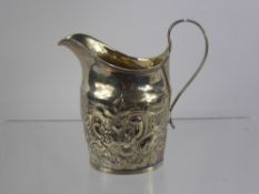 A Georgian Silver Creamer, London hallmark, dated 1798, mm George Smith & Thomas Hayter (possibly