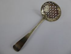 A Solid Silver George IV Sugar Spoon, Exeter hallmark dd 1822, mm George Ferris, approx wt 40 gms