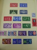 Simplex Album of Mint QEII Pre-decimal Definitive and Commemorative Stamps, 1953-70. Blocks, many