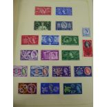 Simplex Album of Mint QEII Pre-decimal Definitive and Commemorative Stamps, 1953-70. Blocks, many