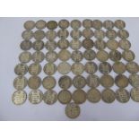 A Collection of Indian Silver One Rupee Coins, including 1 x 1900, 5 x 1903, 8 x 1904, 3 x 1905,