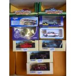 Quantity of Boxed Die Cast Corgi Cars, including AEC 508 Cabover, Jaguar Mark II, Ford Anglia Van,