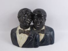 A Ceramic Bust of Jazz Singers, approx 24 x 20 cms.