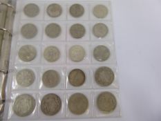 An Album of 158 GB and Swiss Silver Coins, from QV to GVI period, approx 550 gms. scarcer dates