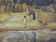 Russell Flint, a collection of eight prints, ranging in size from 34.5 x 235 to 45.5 x 32.5cms.