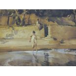 Russell Flint, a collection of eight prints, ranging in size from 34.5 x 235 to 45.5 x 32.5cms.