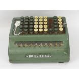 Vintage Plus Adding Machine made by the Bell Punch Company Limited of 39, St. James St., London,