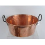 An Antique Copper Preserving Pan.