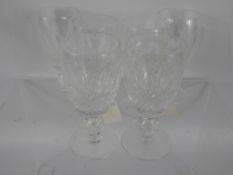 A Set of Six Waterford Crystal 'Colleen' Sherry Glasses.