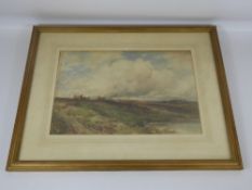 Edmund Morison Wimperis,VPRI(British,1835-1900) watercolour entitled 'Helston Moor', signed lower