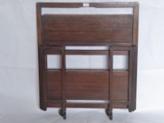 A Vintage Oak Collapsible Tea Trolley.