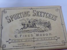 C. Finch Mason Bound Copy of Sporting Sketches, published in Cambridge W.P Spalding and London A.H