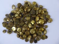 A Large Quantity of Brass Buttons, the buttons with 'Salubritas et Eruditio' bearing Borough of
