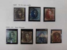 A Belgium Well Stocked Davo Album 1849 - 1977, MNH, MH and Fine Used, sheets, P. Dues and officials,