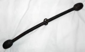 Circa 1800 Naval Baleen 'Bosun's Persuader', the sailors cosh dates to 1800 and measures approx 35