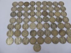 A Collection of Indian Silver One Rupee Coins, including 1 x 1900, 5 x 1903, 8 x 1904, 3 x 1905,
