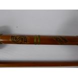 A Vintage Alcock Hexagonal Split-Cane Two-Piece Fly Rod, together with an Edgar Sealey Dr