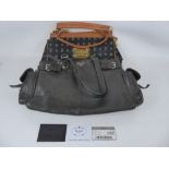 Two Hand Bags in the Designer Style, including a Prada Milano (Moro) Brown Leather Vitello Daino