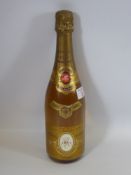 A Bottle of 1985 Louis Roederer Cristal Brut Champagne.