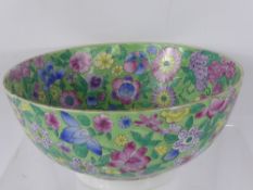 A Hand Painted Chinese Fruit Bowl.