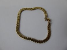 A Lady's 9 ct Gold Bracelet, approx 5.5 gms