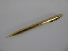 A Vintage Sheafer's Gold-Plated Cross Propelling Pencil.