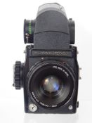 Kowa Super 66 Camera, Metered Head (working but slightly loose on camera), 85/2.8, (blades have
