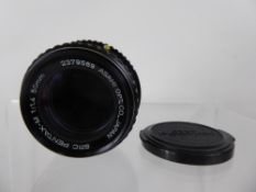 Pentax-M 50/1.4 Lens, nr 2379569 (nof).