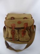 Two Large Billingham Canvas Camera Bags, (no holes, zips working).