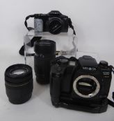 Minolta Cameras Dynax 800Si Classic, Dynax 7x1, 28-80, Sigma 70.210 .75 - 300 MD - (AF) Adaptor, (