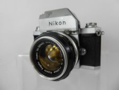 Nikon F Camera, TTL Head (af) 50/1.4 Lens.