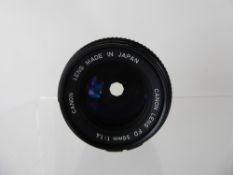 Canon 50/1.4 SSC Lens.