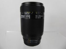 Nikon 70-210/4 AF D Lens.