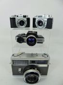 Minolta Camera's, Minolta A, Minolta A2, Hi-Matic, 110 Zoom SLR Camera.