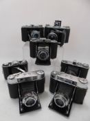 Ensign and Other Cameras, Selfix 320, Selfix 16/20, 2 x Seagull 203, Proud Chrome 6, Olympus Six